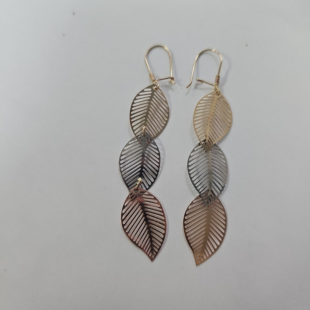 ARETES PAR ORO 14 K 2.2 GRMS (SEMINUEVO)