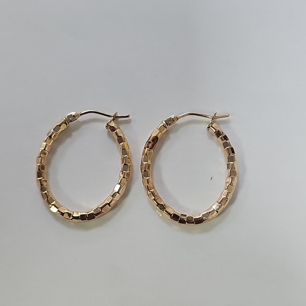 ARRACADAS PAR ORO 14 K 1.4 GRMS (SEMINUEVO)