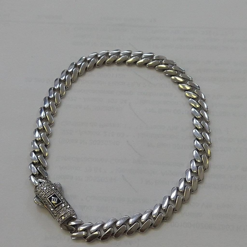PULSERA ORO BLANCO 14 K 10.3 GRMS (SEMINUEVO)