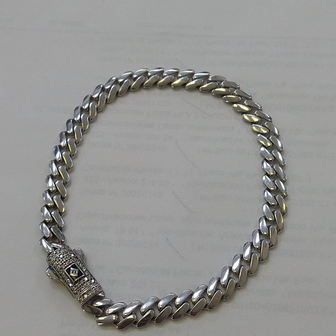 PULSERA ORO BLANCO 14 K 10.3 GRMS (SEMINUEVO)