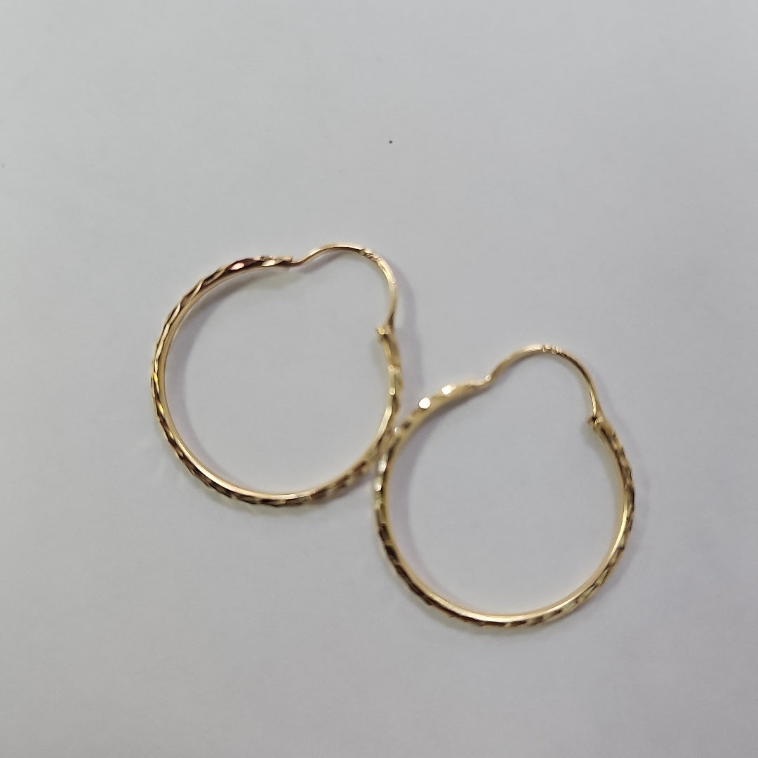 ARRACADAS PAR ORO 14 K 1 GRMS (SEMINUEVO)