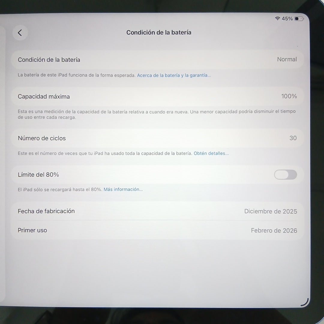 TABLETA APPLE IPAD A16 A3354 (2025) 128 GB 6 GB RAM (SEMINUEVO)