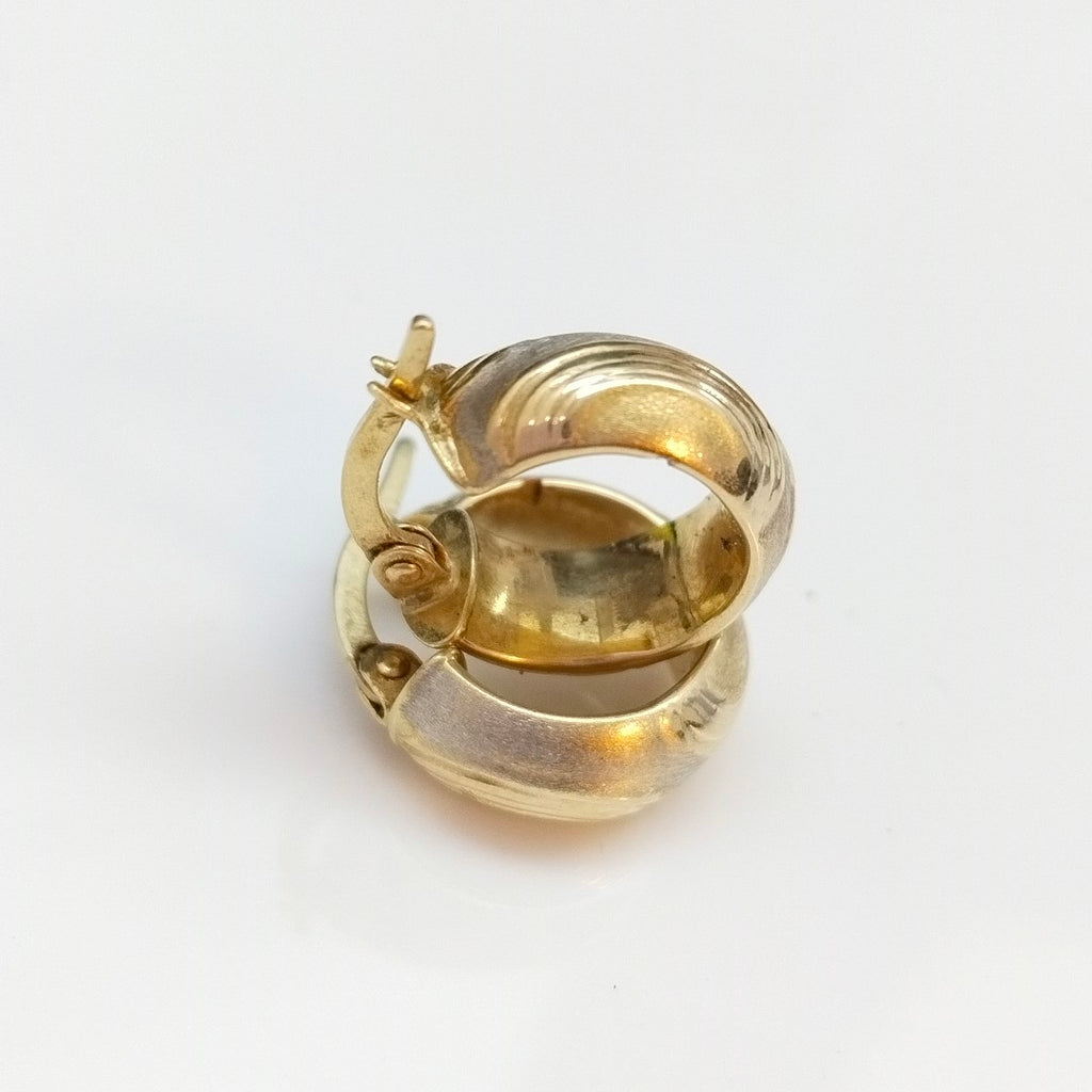 ARRACADAS PAR ORO 14 K 2,10 GRMS (SEMINUEVO)