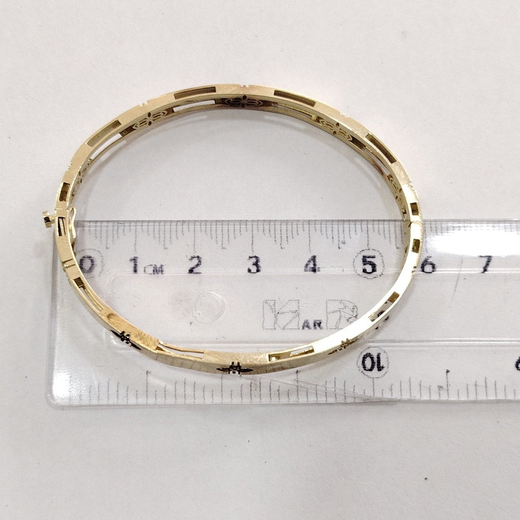 PULSERA, PULSERA RIGIDA ORO 10 K 7.8 GRMS (SEMINUEVO)