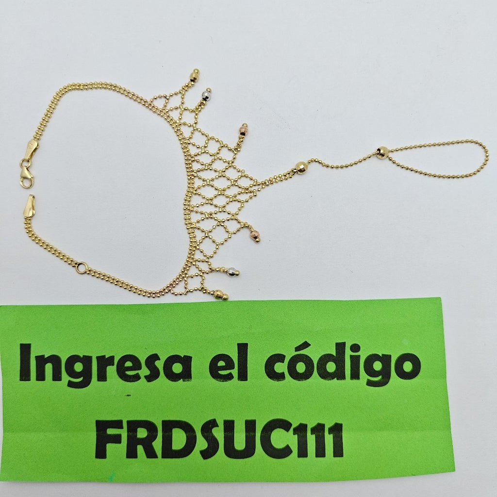 PULSERA ORO, ORO COMBINADO 14 K 6 GRMS (SEMINUEVO)