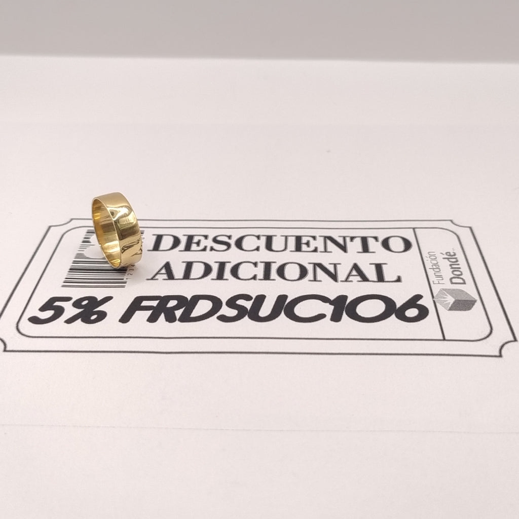ARGOLLA ORO 14 K 3.1 GRMS (SEMINUEVO)