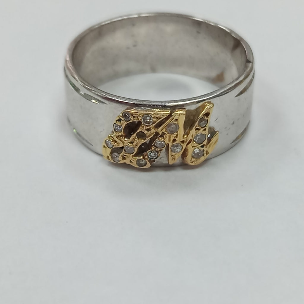 ARGOLLA ORO, ORO BLANCO 14 K 6.8 GRMS (SEMINUEVO)