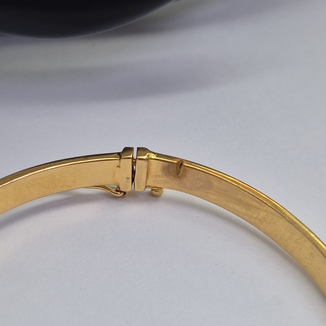 PULSERA RIGIDA ORO 21 K 9.1 GRMS (SEMINUEVO)