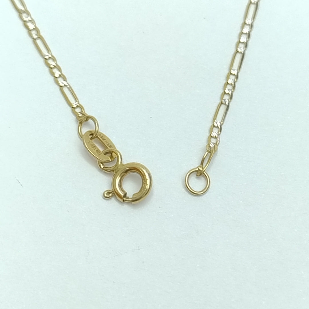 CADENA, DIJE ORO 14 K 2.2 GRMS (SEMINUEVO)