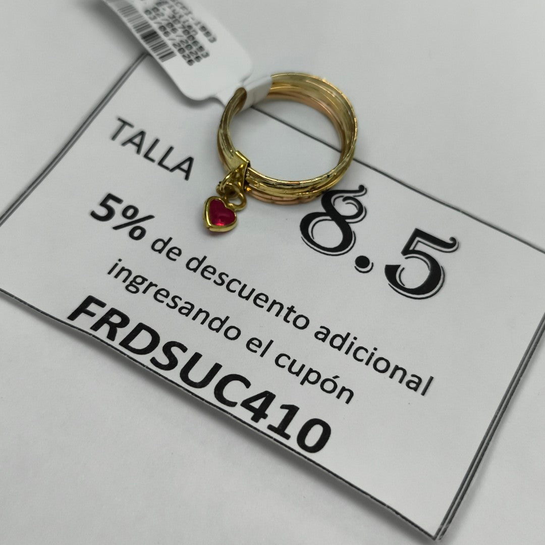 ANILLITO ORO, RODIADO 14 K 2.7 GRMS (SEMINUEVO)