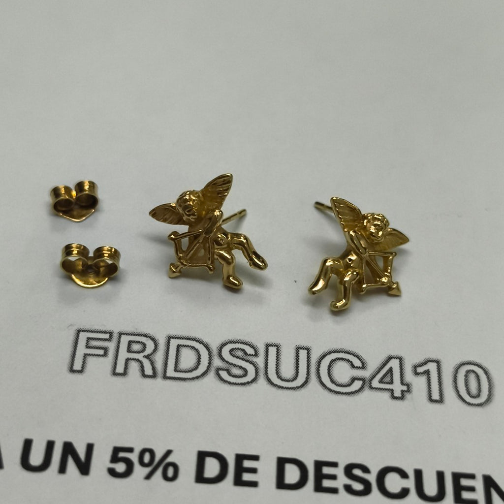 BROQUELES PAR ORO 14 K 2.4 GRMS (SEMINUEVO)