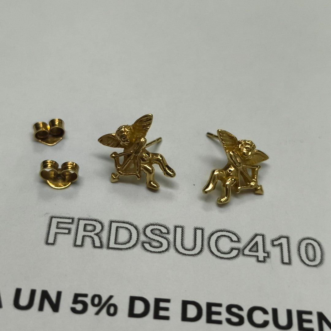 BROQUELES PAR ORO 14 K 2.4 GRMS (SEMINUEVO)