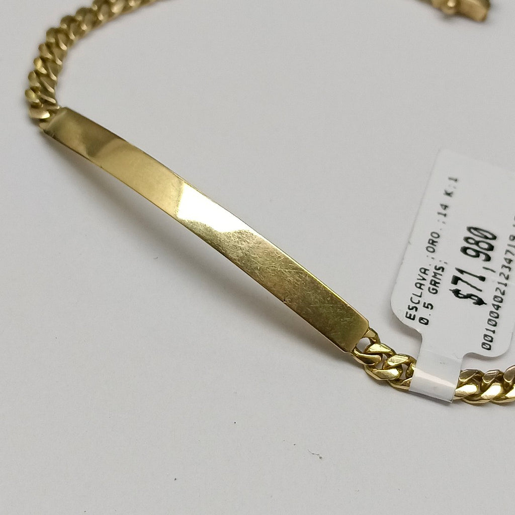 ESCLAVA ORO 14 K 10.5 GRMS (SEMINUEVO)