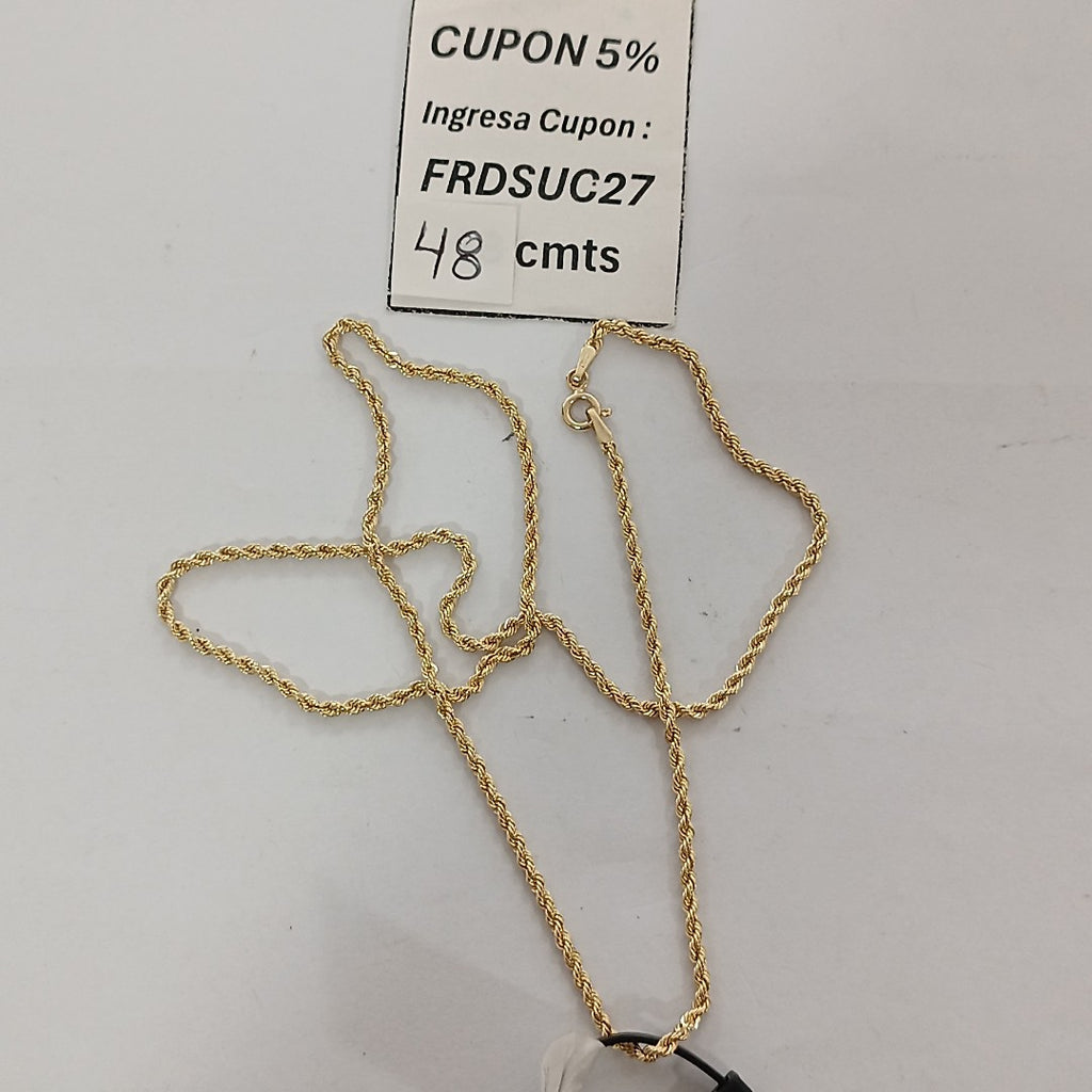 CADENA ORO 14 K 2.9 GRMS (SEMINUEVO)