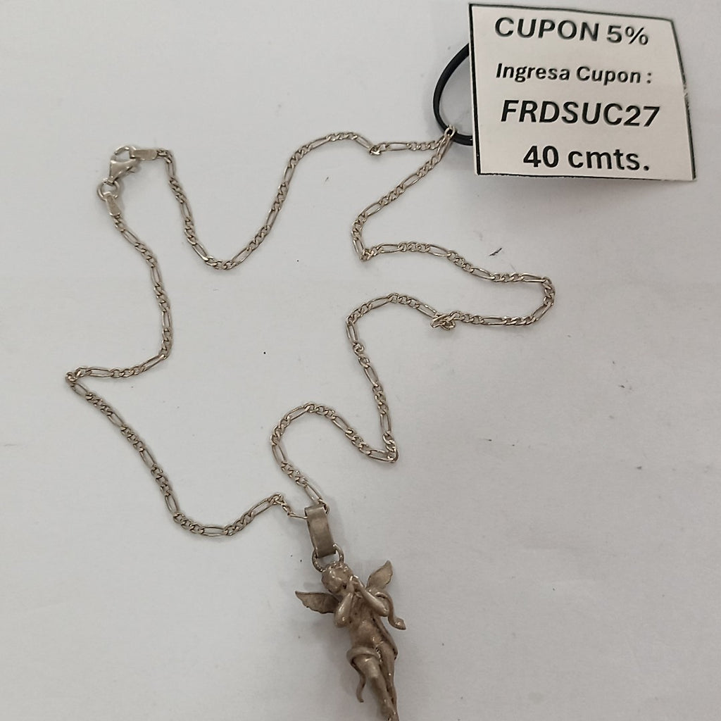 CADENA, DIJE PLATA 8.6 GRMS (SEMINUEVO)
