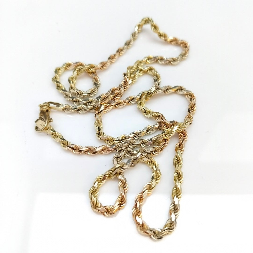 CADENA ORO COMBINADO 14 K 31,90 GRMS (SEMINUEVO)