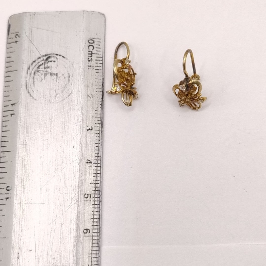 ARETES PAR ORO 10 K 1,90 GRMS (SEMINUEVO)