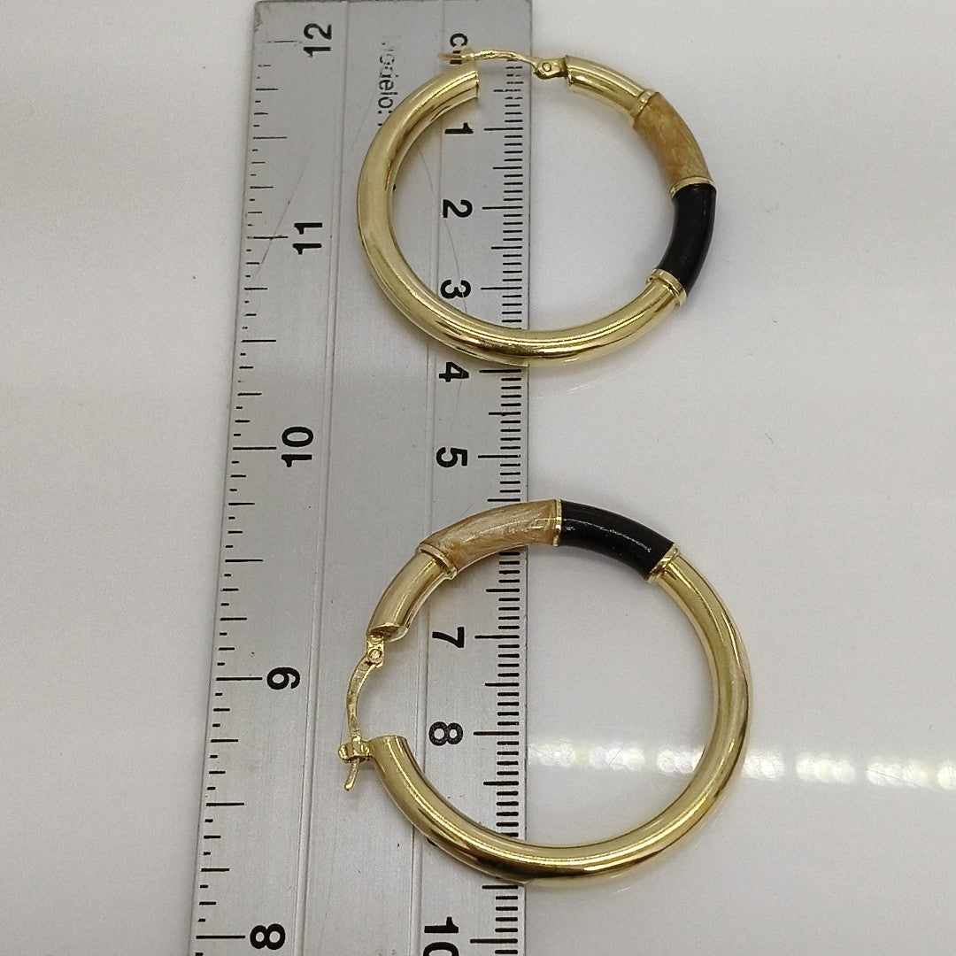ARRACADAS PAR ORO 14 K 6.4 GRMS (SEMINUEVO)