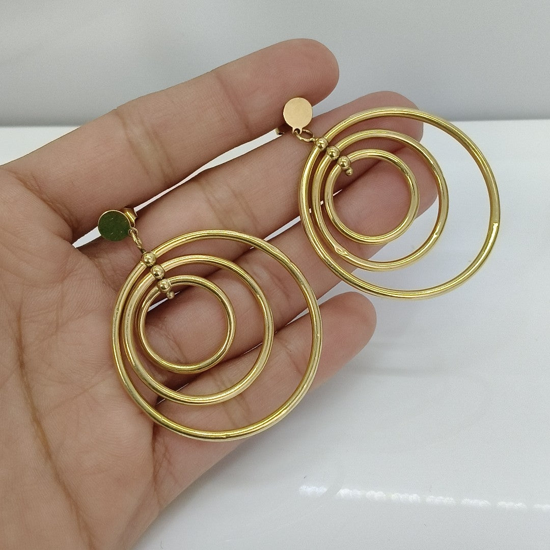 BROQUELES PAR ORO 14 K 4.9 GRMS (SEMINUEVO)