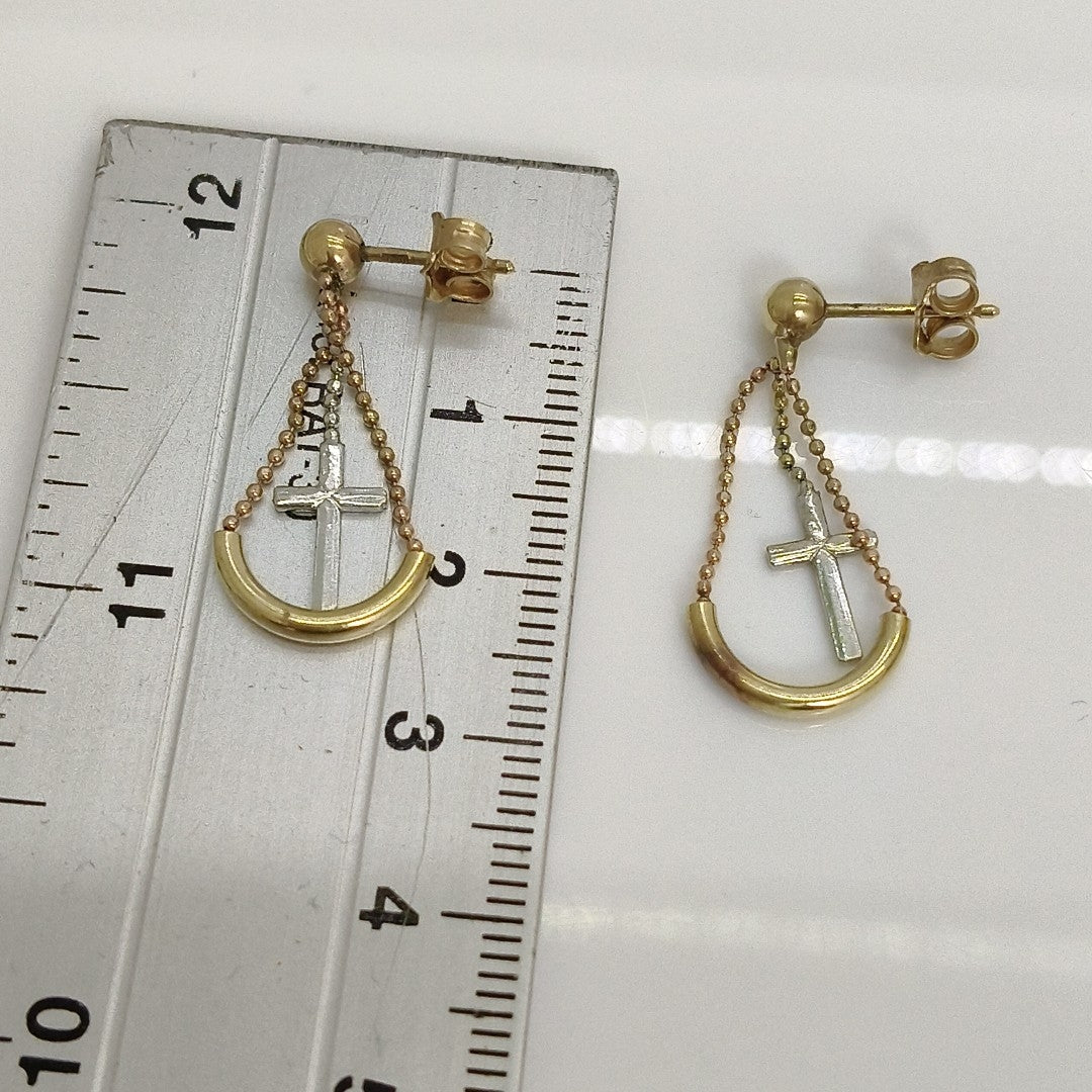 ARETES PAR ORO 10 K 2,00 GRMS (SEMINUEVO)