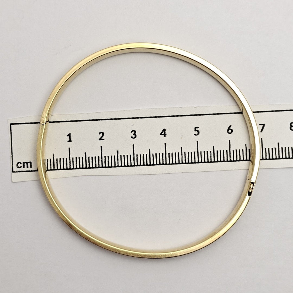 PULSERA RIGIDA ORO 14 K 8.8 GRMS (SEMINUEVO)