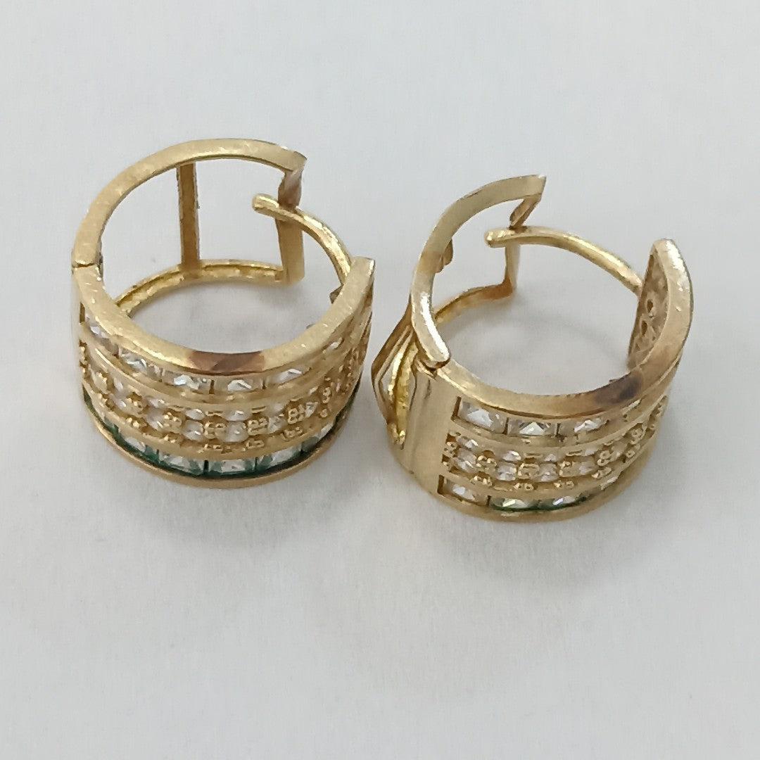 ARETES PAR ORO 14 K 4.2 GRMS (SEMINUEVO)