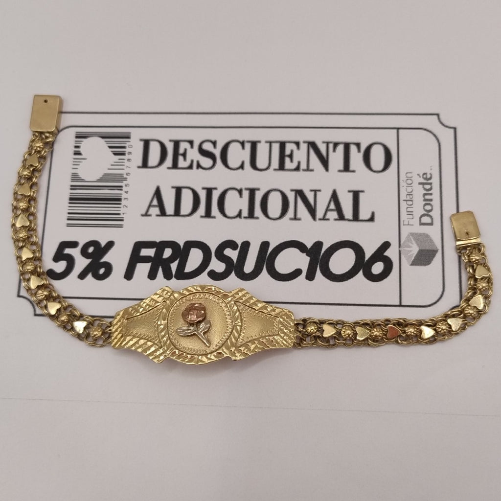 ESCLAVA ORO 14 K 14.8 GRMS (SEMINUEVO)