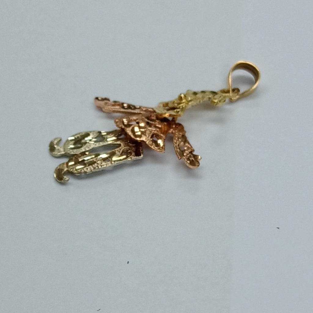 DIJE ORO,ORO COMBINADO 14 K 0,70 GRMS (SEMINUEVO)