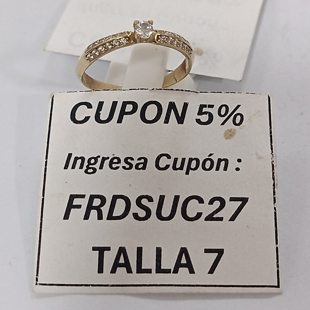 SOLITARIO ORO 10 K 1.3 GRMS (SEMINUEVO)