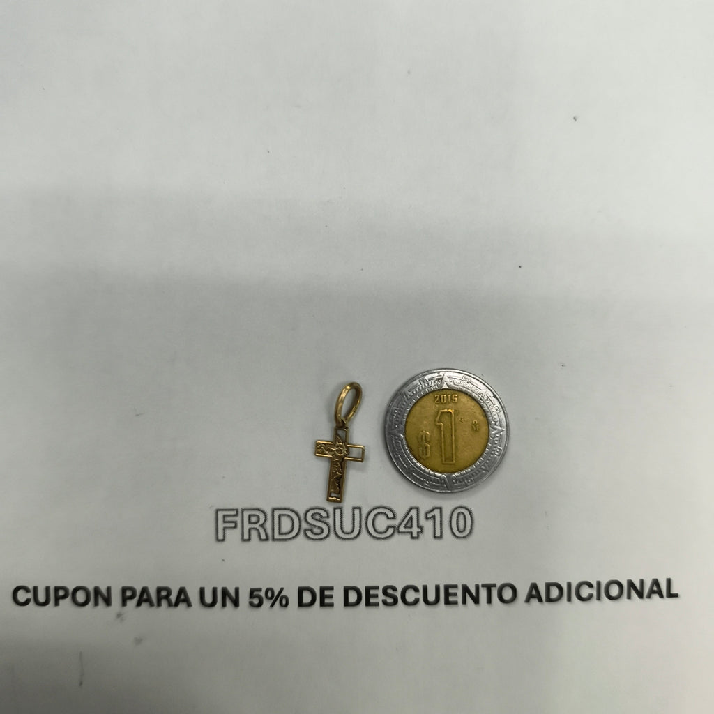 CRUZ ORO 14 K 0,60 GRMS (SEMINUEVO)