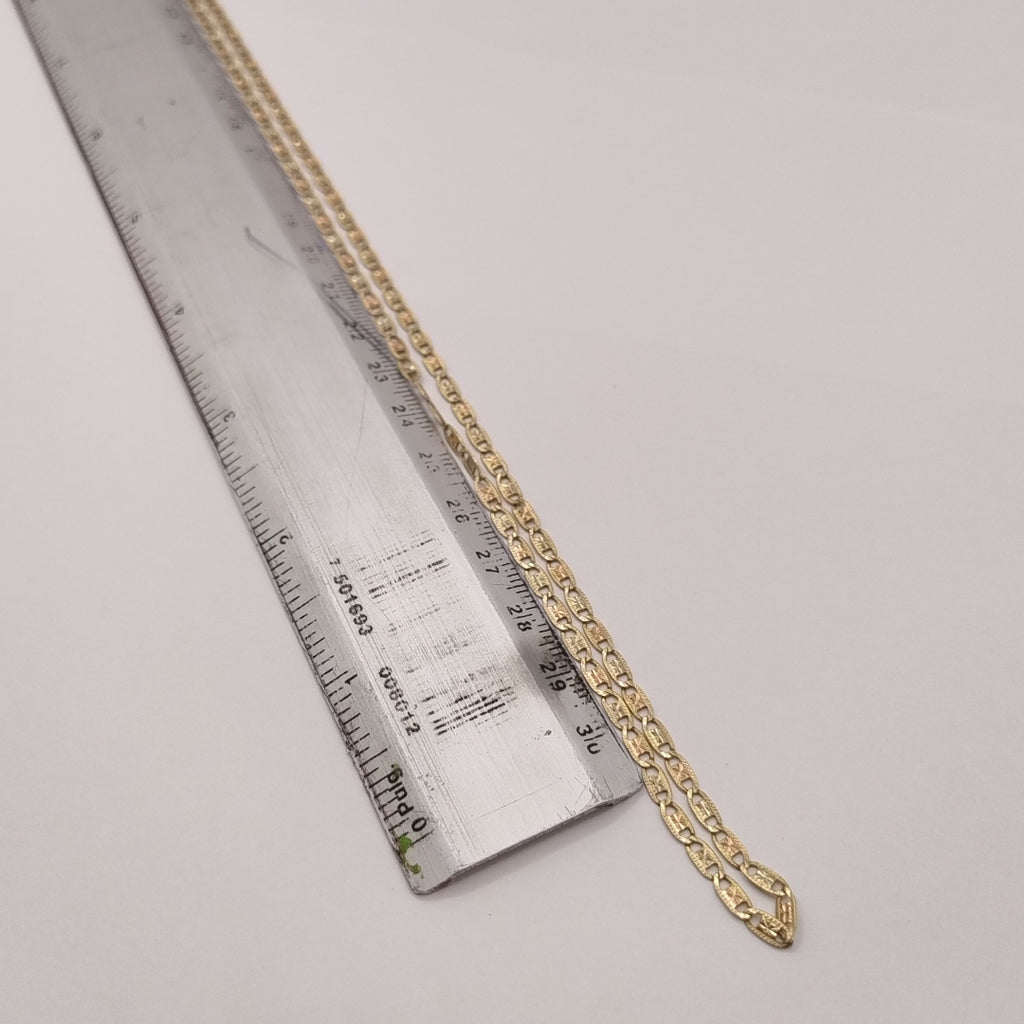 CADENA ORO, ORO COMBINADO 10 K 6.5 GRMS (SEMINUEVO)