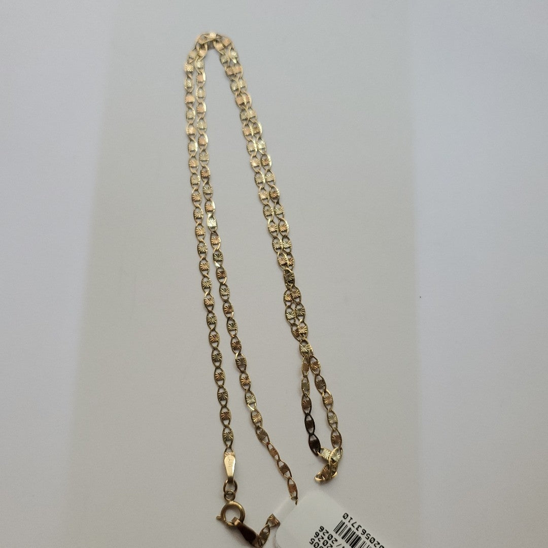 CADENA ORO, ORO COMBINADO 10 K 2.6 GRMS (SEMINUEVO)