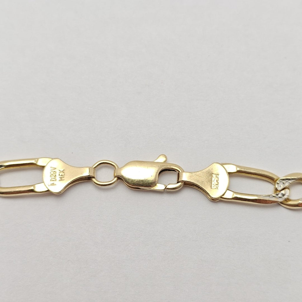 PULSERA ORO COMBINADO 14 K 11.2 GRMS (SEMINUEVO)