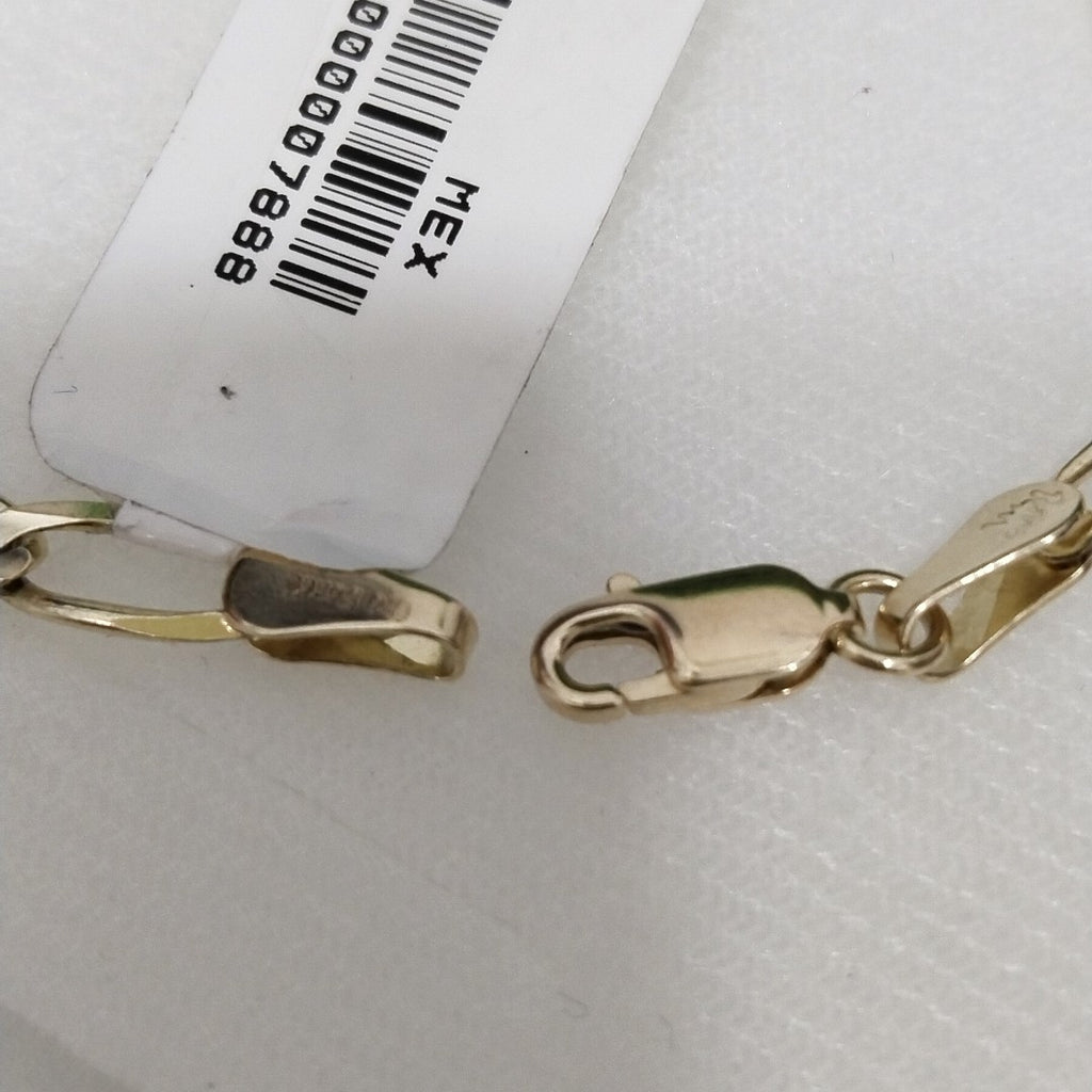 PULSERA TEJIDO 3X1 4.3G 18 CM 14K (NUEVO)