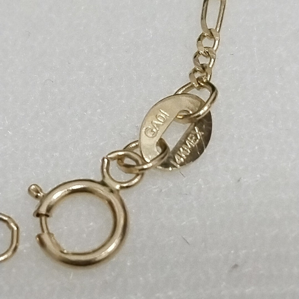 PULSERAS TEJIDO 3X1 ORO 14K 16 CM 0.9 GR (NUEVO)