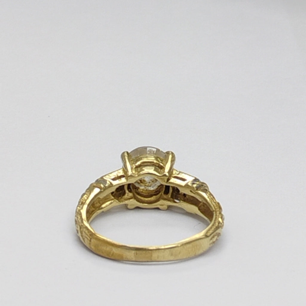 ANILLITO, SOLITARIO ORO 14 K 4.9 GRMS (SEMINUEVO)