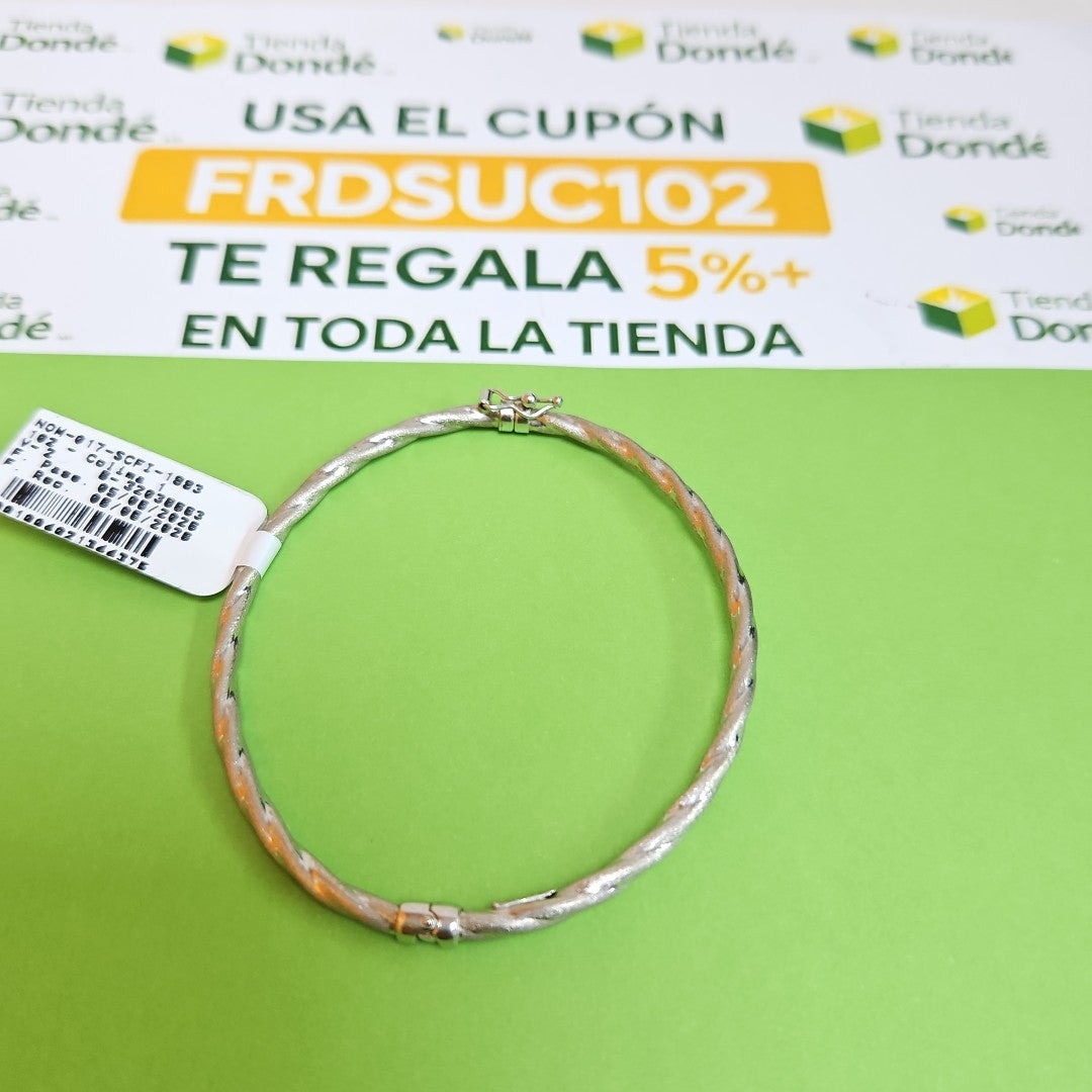 PULSERA ORO BLANCO 14 K 3,70 GRMS (SEMINUEVO)