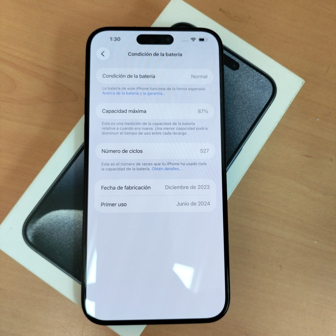 CELULAR APPLE IPHONE 15 PRO MAX A3105 (2023) 256 GB 8 GB RAM
