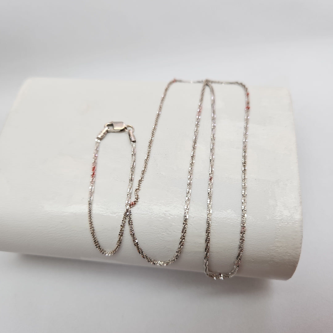 CADENA ORO BLANCO 10 K 2,60 GRMS (SEMINUEVO)
