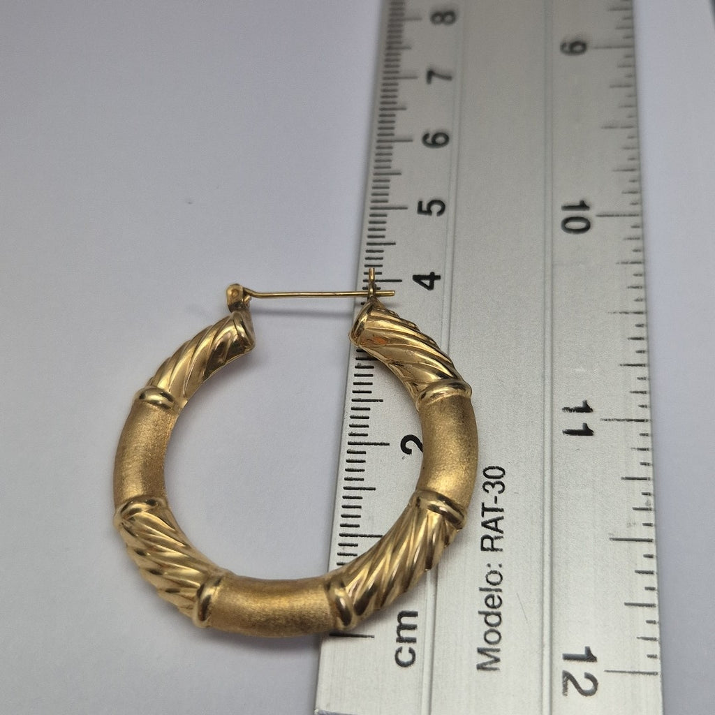 ARRACADAS PAR ORO 10 K 5,60 GRMS (SEMINUEVO)