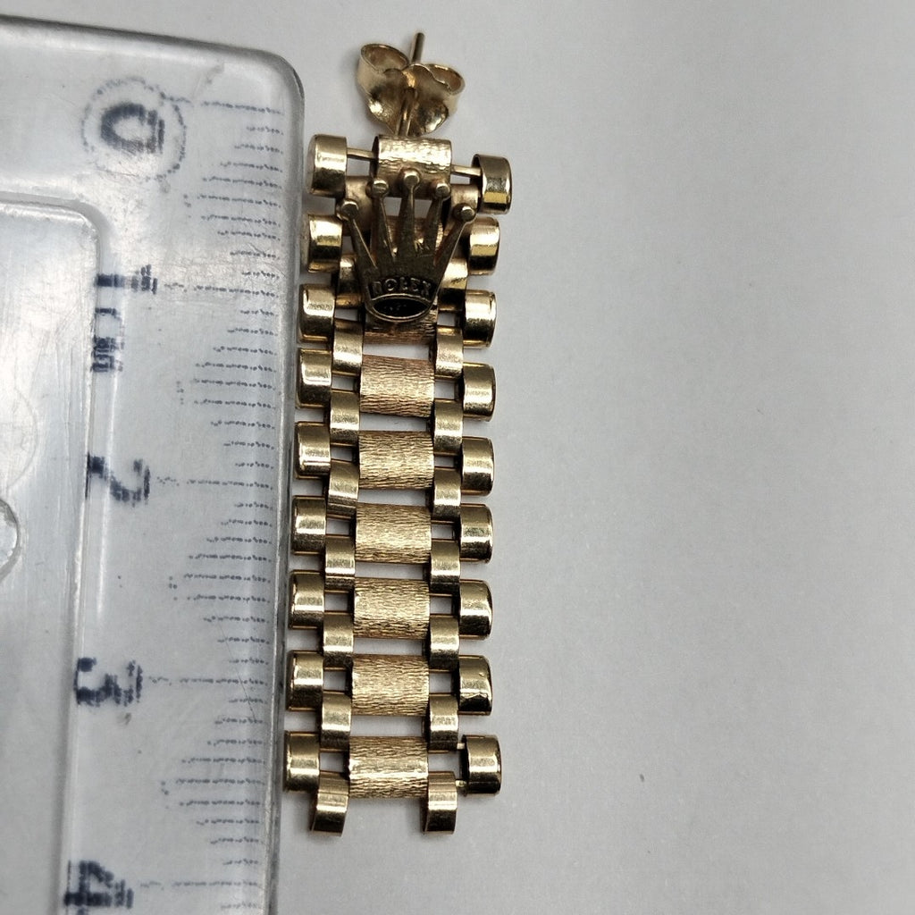 ARETES PAR ORO 14 K 5.2 GRMS (SEMINUEVO)