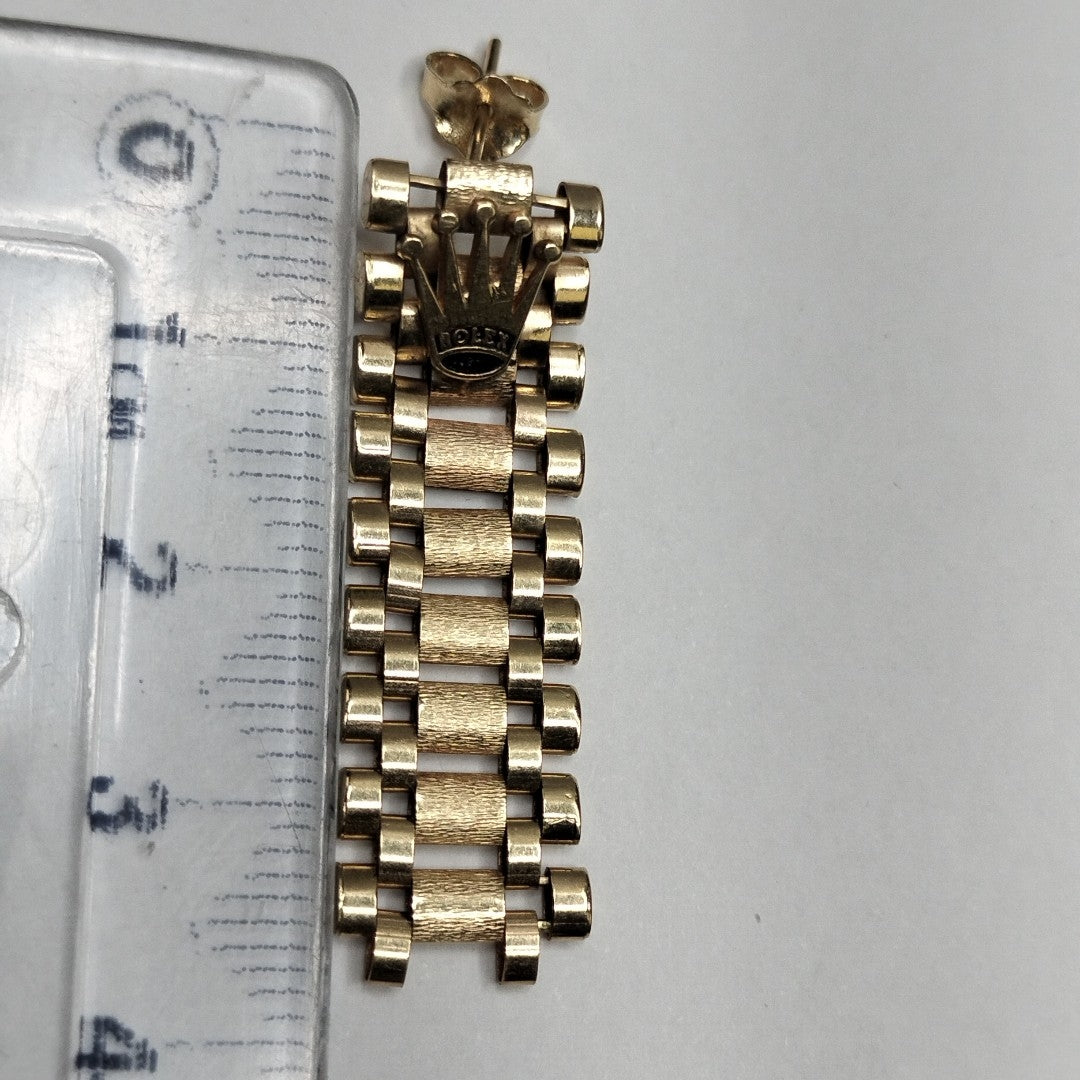ARETES PAR ORO 14 K 5.2 GRMS (SEMINUEVO)