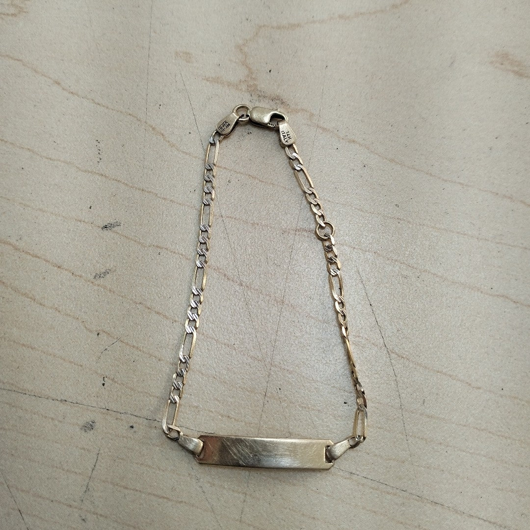ESCLAVA ORO, RODIADO 14 K 2.4 GRMS (SEMINUEVO)