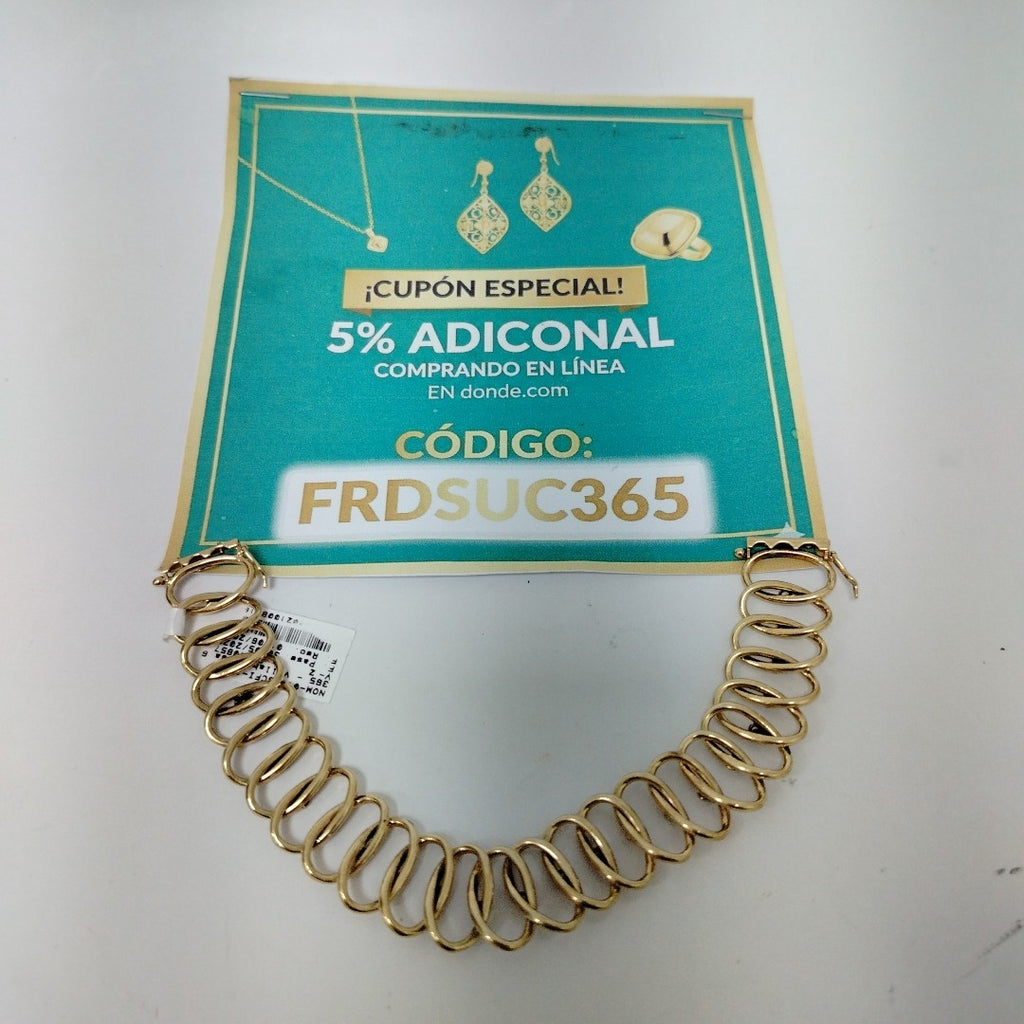 PULSERA ORO 14 K 18.9 GRMS (SEMINUEVO)