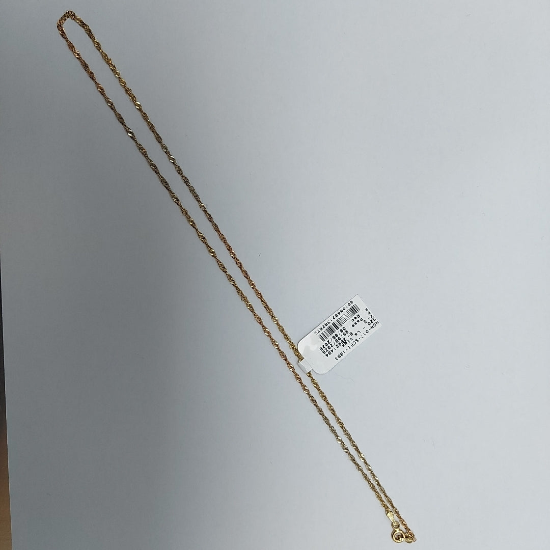 CADENA ORO 14 K 2,70 GRMS (SEMINUEVO)