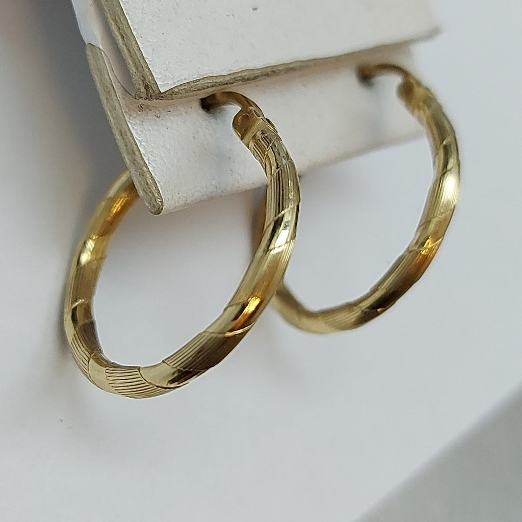 ARRACADAS PAR ORO 14 K 1,80 GRMS (SEMINUEVO)
