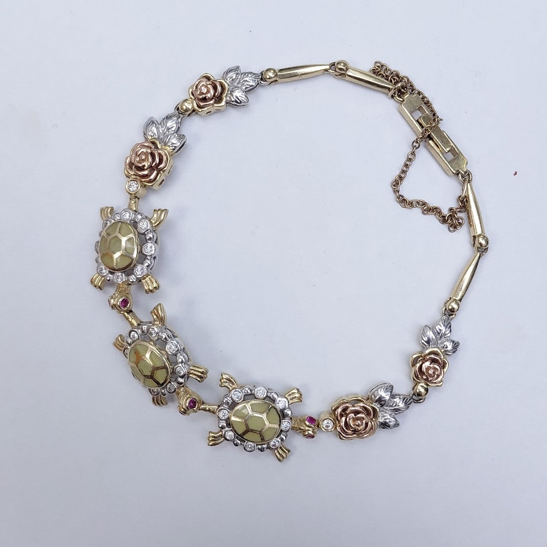 PULSERA ORO 14 K 15.4 GRMS (SEMINUEVO)