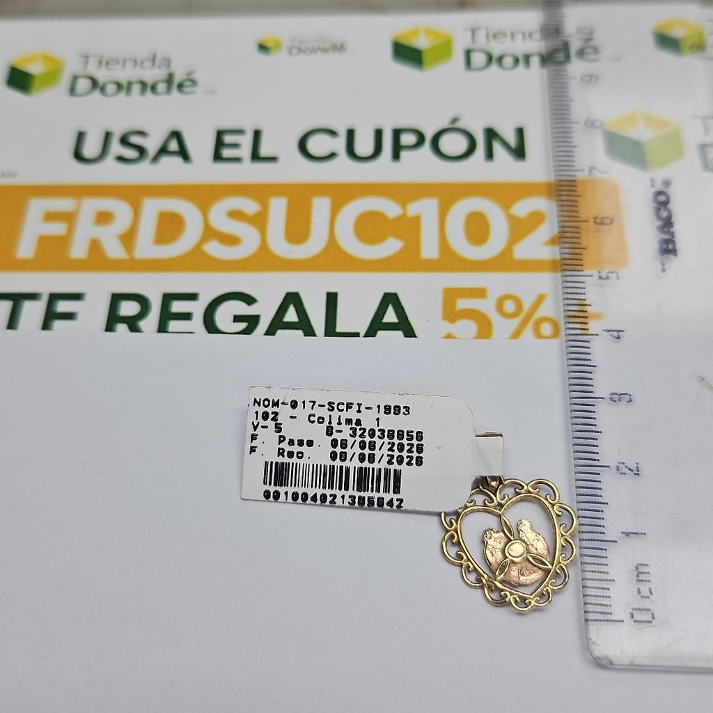 DIJE ORO COMBINADO 10 K 1,00 GRMS (SEMINUEVO)