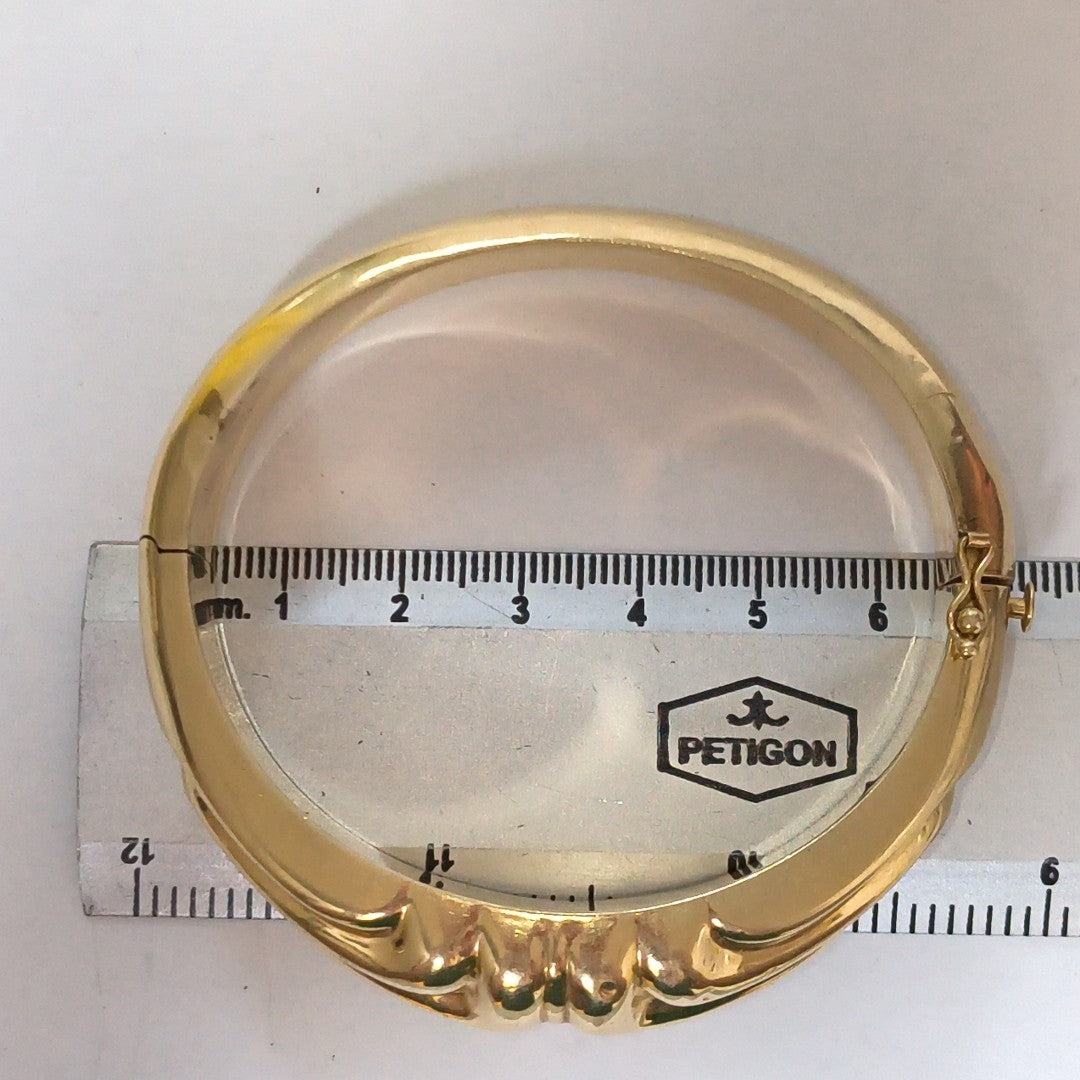 PULSERA RIGIDA ORO 14 K 23.3 GRMS (SEMINUEVO)