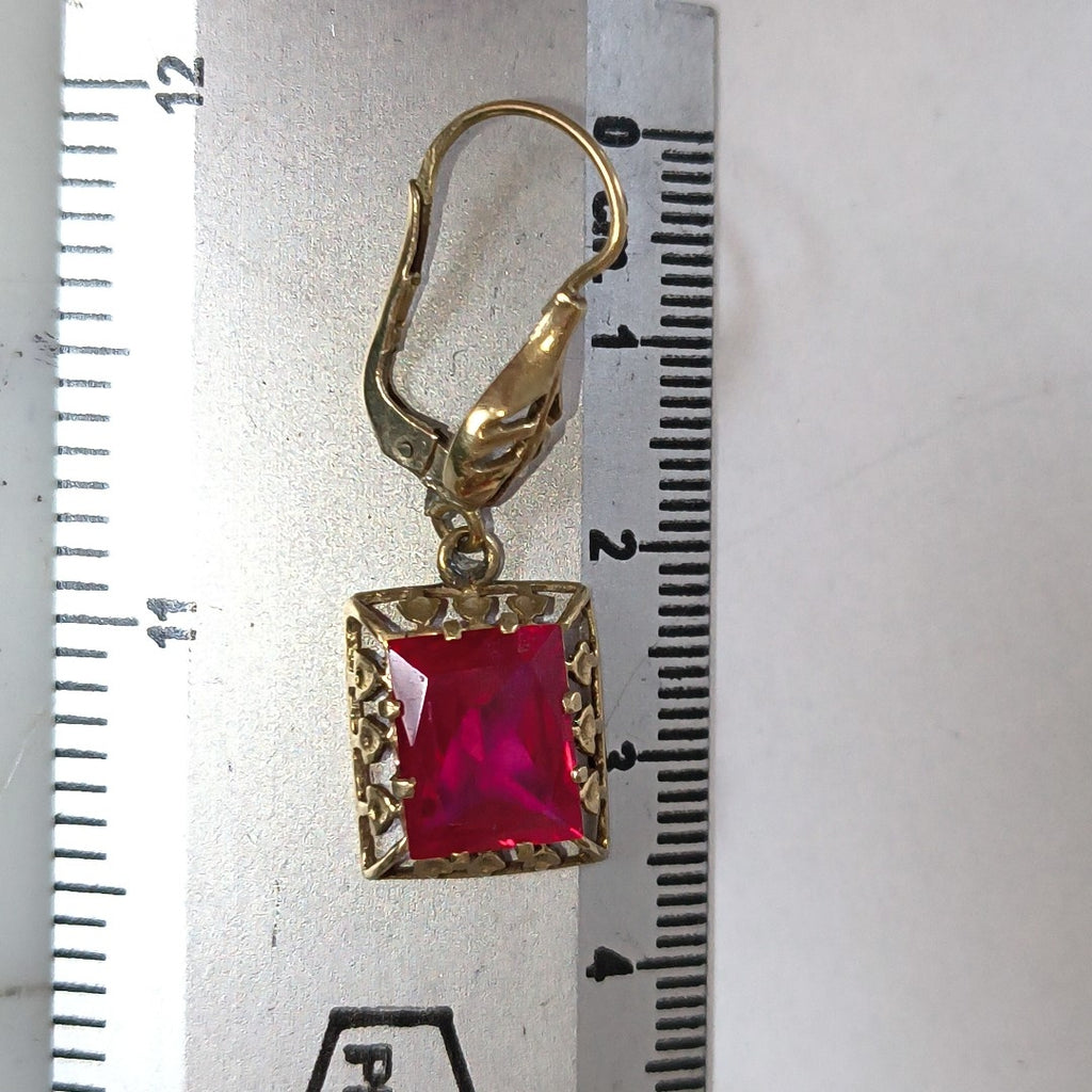 ARETES PAR ORO 10 K 4.7 GRMS (SEMINUEVO)